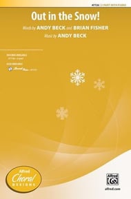 Out in the Snow! Two-Part choral sheet music cover Thumbnail